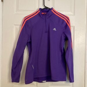 Adidas Orange Purple Track Jacket #0005